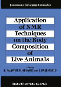 Produktbild: Application of NMR Techniques on the Body Composition of Live Animals