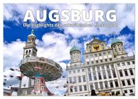 Produktbild: Augsburg &ndash; Die Highlights der schw&auml;bischen Metropole (Wandkalender 2027 DIN A2 quer), CALVENDO Monatskalender
