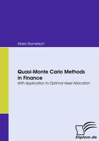 Produktbild: Quasi-Monte Carlo Methods in Finance