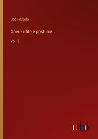 Produktbild: Opere edite e postume
