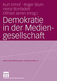 Produktbild: Demokratie in der Mediengesellschaft