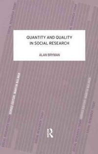 Produktbild: Quantity and Quality in Social Research