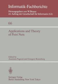 Produktbild: Applications and Theory of Petri Nets