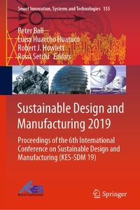 Produktbild: Sustainable Design and Manufacturing 2019