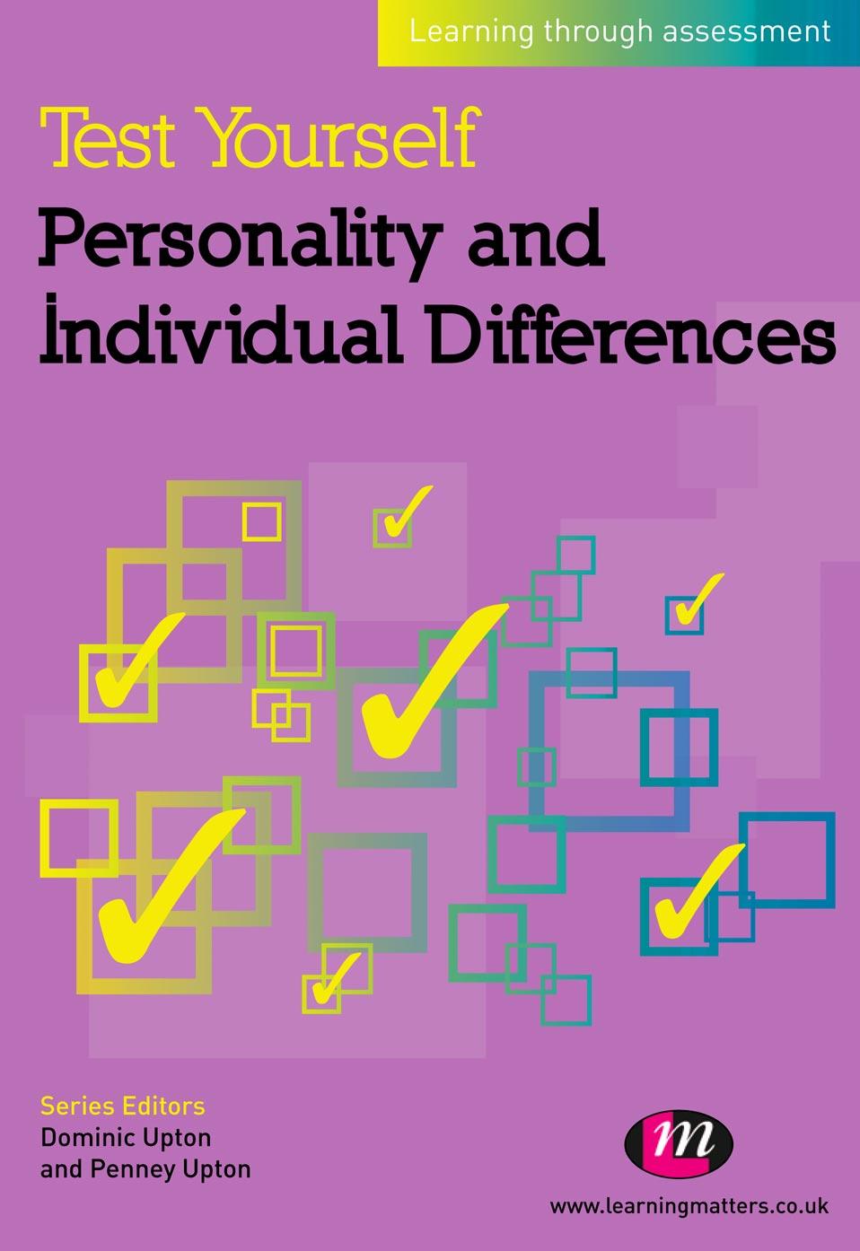 Produktbild: Test Yourself: Personality and Individual Differences