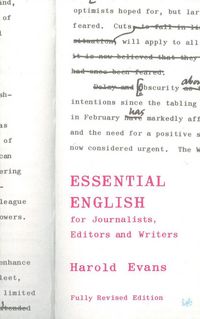 Produktbild: Essential English for Journalists, Editors and Writers