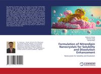 Produktbild: Formulation of Nitrendipin Nanocrystals for Solubility and Dissolution Enhancement