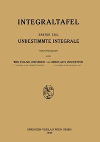Produktbild: Unbestimmte Integrale