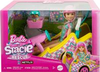 Bild vom Artikel Barbie - Stacie Rennfahrerin-Puppe mit Gokart-Spielzeugauto vom Autor 