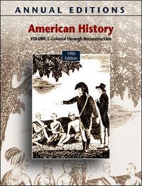 Produktbild: Annual Editions: American History, Volume 1: Pre-Colonial Through Reconstruction