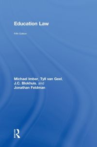 Produktbild: Imber, M: Education Law