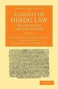Produktbild: A Digest of Hindu Law, on Contracts and Successions
