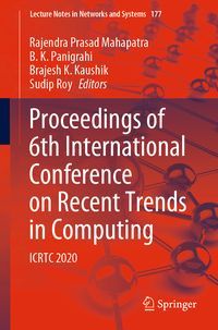 Produktbild: Proceedings of 6th International Conference on Recent Trends in Computing