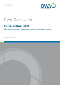 Produktbild: Merkblatt DWA-M 801 Führungssysteme und Führungsinstrumente in der Wasserwirtschaft