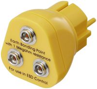 Produktbild: TRU COMPONENTS TC-12351668 Erdungsstecker 3x Druckknopfanschluss 10mm 1St.