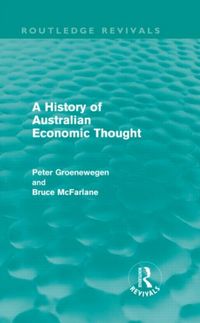 Produktbild: Groenewegen, P: A History of Australian Economic Thought