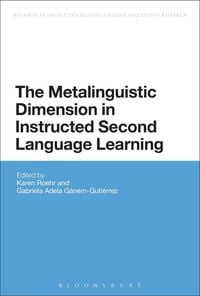 Produktbild: The Metalinguistic Dimension in Instructed Second Language Learning
