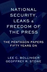 Produktbild: National Security, Leaks and Freedom of the Press