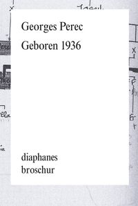 Bild vom Artikel Geboren 1936 vom Autor Georges Perec