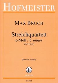 Produktbild: Bruch, M: Streichquartett c-Moll