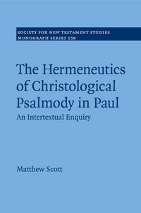 Produktbild: The Hermeneutics of Christological Psalmody in Paul