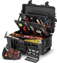 Produktbild: Knipex Robust 45 Elektro 00 21 37 Elektriker Werkzeugkoffer best&uuml;ckt 63teilig