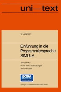 Produktbild: Einf&uuml;hrung in die Programmiersprache SIMULA