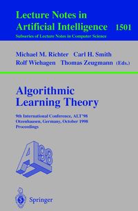 Produktbild: Algorithmic Learning Theory