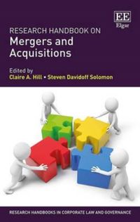Produktbild: Research Handbook on Mergers and Acquisitions
