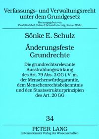 Produktbild: &Auml;nderungsfeste Grundrechte