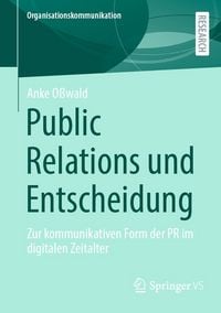 Produktbild: Public Relations und Entscheidung