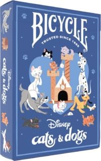 Produktbild: Bicycle Disney Cats and Dogs (Designer Spielkarten, Poker, Skat...)
