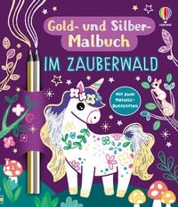 Produktbild: Gold- und Silber-Malbuch: Im Zauberwald