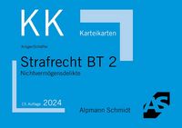 Produktbild: Karteikarten Strafrecht BT 2