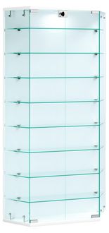 Produktbild: Wandvitrine H&auml;ngevitrine Glasvitrine Benila XL