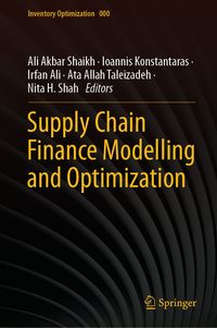 Produktbild: Supply Chain Finance Modelling and Optimization