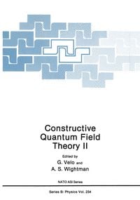 Produktbild: Constructive Quantum Field Theory II