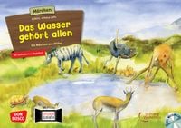 Produktbild: Das Wasser gehört allen. Ein Märchen aus Afrika, m. Audio-CD. Kamishibai Bildkartenset