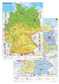 Produktbild: Deutschland physisch/politisch