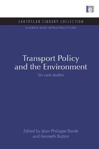 Produktbild: Button, K: Transport Policy and the Environment