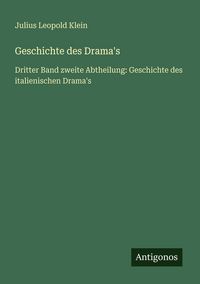 Produktbild: Geschichte des Drama's