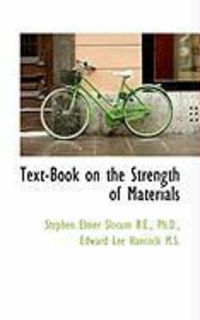 Produktbild: Text-Book on the Strength of Materials