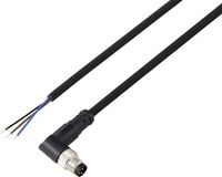 Produktbild: TRU COMPONENTS TC-13751852 Anschlussleitung M8 x 1 Stecker, gewinkelt 5 m Polzahl Sensoren: 3 1 St.