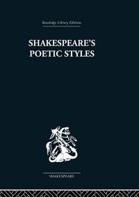 Produktbild: Shakespeare's Poetic Styles