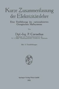 Produktbild: Kurze Zusammenfassung der Elektrizit&auml;tslehre