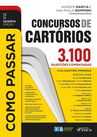 Produktbild: Como Passar em Concursos de Cart&oacute;rios - 4&ordf; Ed - 2024