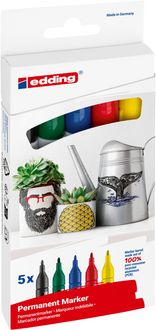 Produktbild Edding Permanent Marker edding 3000 5er Set