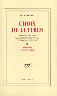 Produktbild: Choix de lettres