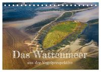 Produktbild: Das Wattenmeer aus der Vogelperspektive (Tischkalender 2026 DIN A5 quer), CALVENDO Monatskalender