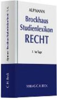 Produktbild: Brockhaus Studienlexikon Recht